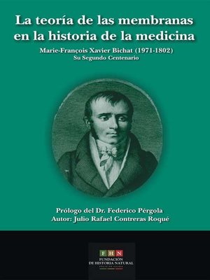 cover image of La teoría de las membranas en la historia de la medicina